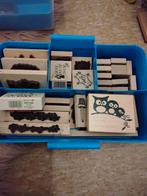 Stempels  veel stempels 15 euro nieuw, Hobby en Vrije tijd, Stempelen, Ophalen, Zo goed als nieuw, Houten stempel