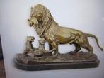 leeuw in brons, Antiek en Kunst, Ophalen, Brons