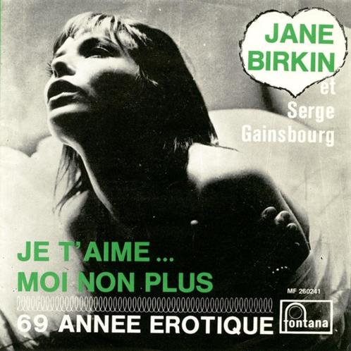7"  Jane Birkin Et S. Gainsbourg ‎ Je T'aime... Moi Non plus, CD & DVD, Vinyles Singles, Utilisé, Single, Pop, 7 pouces, Enlèvement ou Envoi