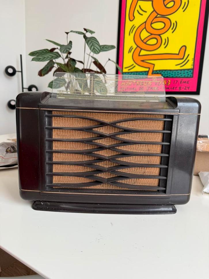 Philips BX462A Vintage Radio 1950’s - Made in Holland, Antiek en Kunst, Antiek | Tv's en Audio, Ophalen of Verzenden