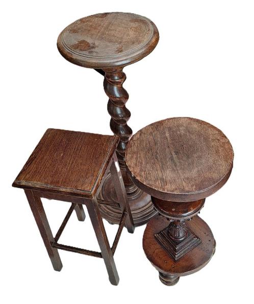Plantenstaanders - 3 stuks, Huis en Inrichting, Woonaccessoires | Zuilen en Pilaren, Gebruikt, Ophalen