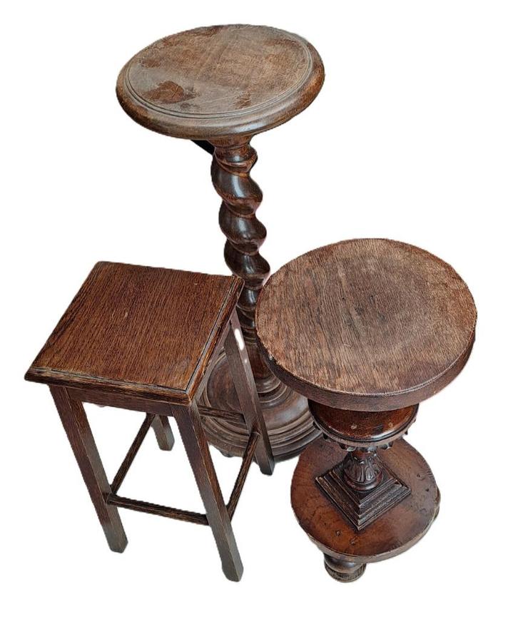 Plantenstaanders - 3 stuks, Huis en Inrichting, Woonaccessoires | Zuilen en Pilaren, Gebruikt, Ophalen