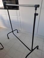 Verstelbaar kledingrek, Ophalen, Met wielen, Zo goed als nieuw