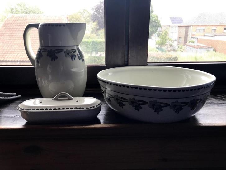 Prachtige Lampetset!, Antiek en Kunst, Antiek | Keramiek en Aardewerk, Ophalen of Verzenden
