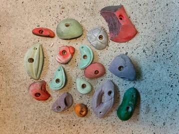Klimstenen klimgrepen beschikbaar voor biedingen
