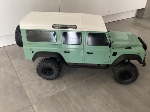 RC Land Rover Defender 1/10 hard body, Hobby en Vrije tijd, Modelbouw | Radiografisch | Auto's, Nieuw, Auto offroad, Elektro, Schaal 1:10