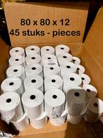 Rouleaux de caisse 80x80x12 - 45 pièces, Enlèvement, Comme neuf