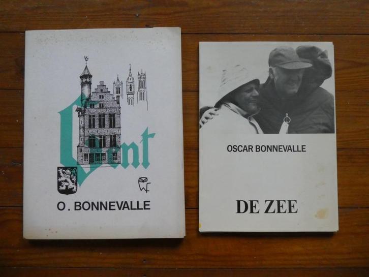 Oscar Bonnevalle:  Gent - De Zee, Antiek en Kunst, Kunst | Etsen en Gravures, Ophalen of Verzenden