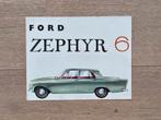 FORD ZEPHYR 4 & FORD ZEPHYR 6 FOLDERS, Boeken, Ophalen of Verzenden, Ford