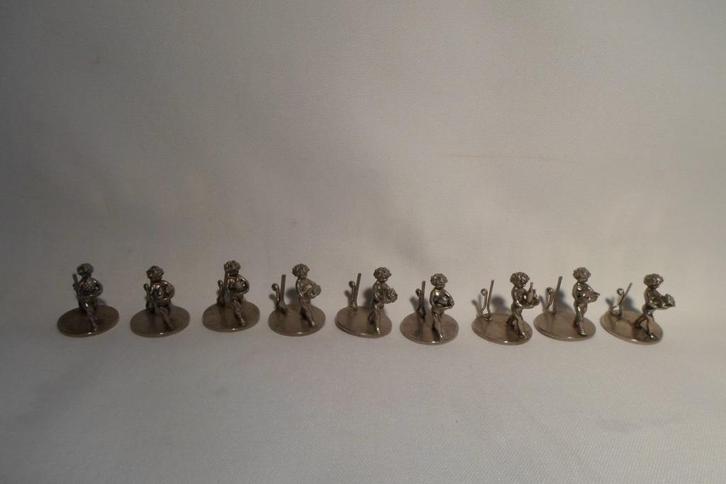 Plaats Kaart Houders Butler Verzilverd, Handtassen en Accessoires, Antieke sieraden, Overige typen, Ophalen