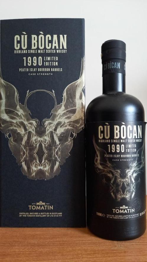 Whisky Tomatin 1990 Cù Bòcan - 27 jaar, Verzamelen, Wijnen, Nieuw, Overige typen, Overige gebieden, Vol, Ophalen of Verzenden