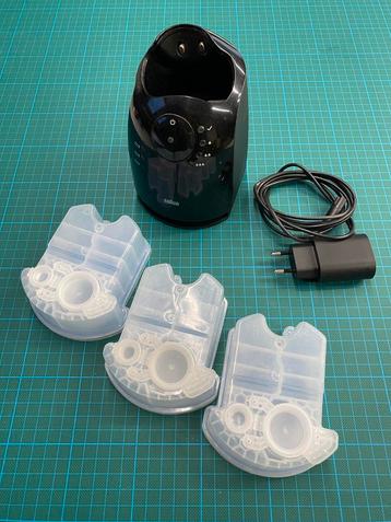 Gratis Braun cleaning station met 3 cartridges beschikbaar voor biedingen