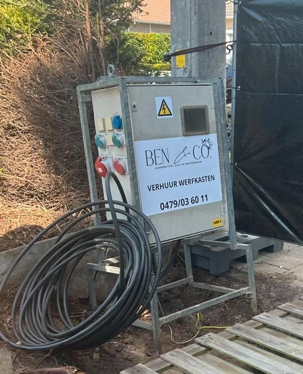 Werfkast nodig? Aan lage prijs!, Doe-het-zelf en Bouw, Elektriciteit en Kabels, Zo goed als nieuw, Ophalen