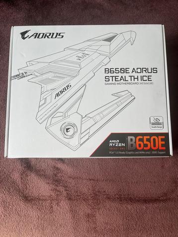 GIGABYTE AORUS STEALTH ICE 650E Motherboard beschikbaar voor biedingen