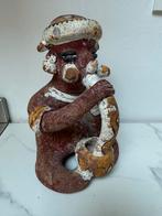 Aardewerk terracotta 22cm proColombiaans  Aztec Maya, Ophalen