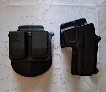Fobus BR2 holster & 6936 9mm dubbel magazijn holster .. beschikbaar voor biedingen