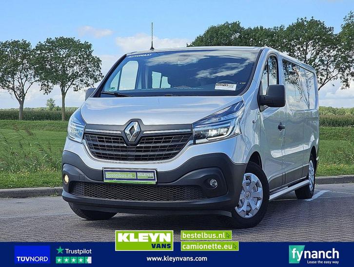 Renault TRAFIC 2.0 DCI L2 Dubbel Cabine NAP, Auto's, Bestelwagens en Lichte vracht, Bedrijf, ABS, Airconditioning, Centrale vergrendeling