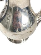 Christofle verzilverde theepot met monogram, Antiek en Kunst, Ophalen of Verzenden, Zilver