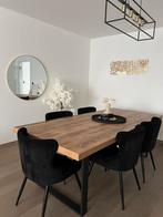 Mooie eettafel van weba te koop en 6 stoelen van vida XL, Ophalen, Zo goed als nieuw