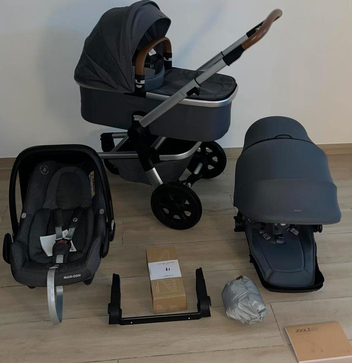 Joolz Hub Gorgeous Grey kinderwagen 3-in-1 Set, Kinderen en Baby's, Tweelingen en Meerlingen, Zo goed als nieuw, Kinderwagen of Buggy