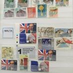 gestempelde zegels Malta/Zwitserland/Zweden, Ophalen of Verzenden, Gestempeld
