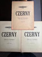 Piano partirure CZERNY Opus 299 Cah 1 - Heft II - Heft III, Enlèvement ou Envoi, Artiste ou Compositeur, Classique, Utilisé
