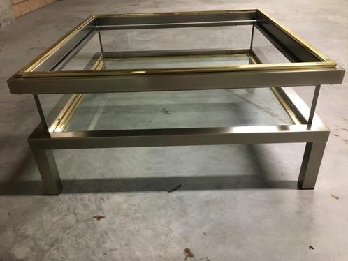 salontafel vierkant 90x90, Huis en Inrichting, Tafels | Salontafels, Zo goed als nieuw, Minder dan 50 cm, 50 tot 100 cm, 50 tot 100 cm