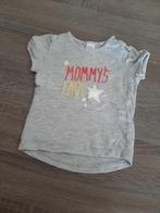 Zara baby grijze t-shirt "mommy's fave" 68, Kinderen en Baby's, Meisje, Shirtje of Longsleeve, Ophalen of Verzenden, Zara Baby