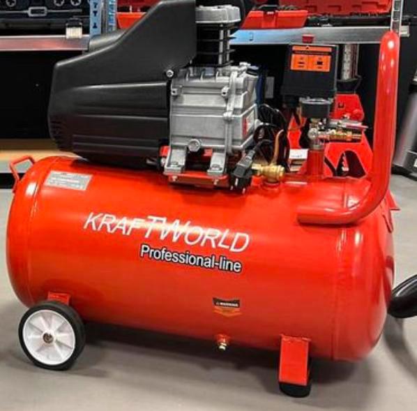 Nieuw compressor kraftworld met garantie, Doe-het-zelf en Bouw, Compressors, Ophalen