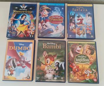 Dvd's tekenfilms : disney ( 43 stuks )  beschikbaar voor biedingen