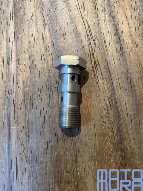 RVS banjo bout dubbel M10x1.00, Motoren, Onderdelen | Merk-onafhankelijk, Nieuw, Ophalen of Verzenden