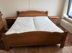 Eiken bed- gezandstraald, Huis en Inrichting, Slaapkamer | Bedden, Ophalen, Rustieke stijl, Bruin, 210 cm