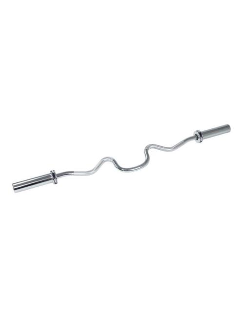 LMX36 | LMX. Olympic curled | V-bar | 50mm 120cm, Sport en Fitness, Fitnessmaterialen, Nieuw, Armen, Benen, Borst, Buik, Rug, Ophalen of Verzenden