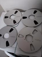 Revox , aluminium spoelen voor bandopnemer , 4 stuks, Audio, Tv en Foto, Bandrecorder, Ophalen of Verzenden, Bandrecorder, Met banden