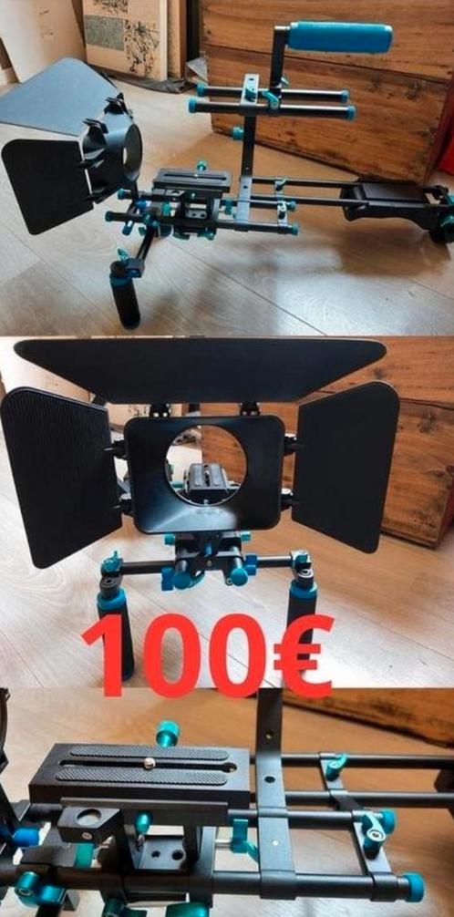 Kit épaule pour dslr / caméra avec matte box, Audio, Tv en Foto, Fotografie | Fotostudio en Toebehoren, Zo goed als nieuw, Ophalen