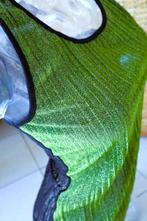 chic groen zwarte top, Kleding | Dames, Topjes, Maat 38/40 (M), Ophalen of Verzenden, Zo goed als nieuw, Zonder mouw