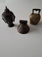 Koper beeldjes 3 stuks, Antiek en Kunst, Ophalen of Verzenden, Koper