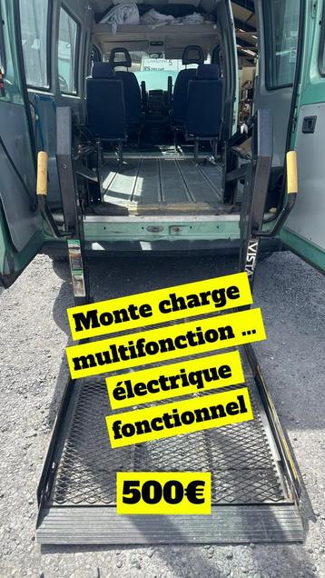 Monte charge / lève moto / Transport mobilité réduite 