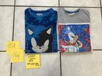 2 T-shirts Sonic maat 158 en 158-164, in nieuwstaat, Kinderen en Baby's, Kinderkleding | Maat 158, Sonic, Ophalen of Verzenden