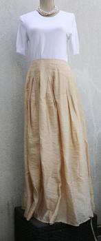 Jolie jupe de soirée beige/écrue T38, Vêtements | Femmes, Jupes, Enlèvement ou Envoi, Comme neuf, Taille 38/40 (M), Beige