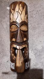masque Tiki 50 cm en bois d albesia Tiki bar, Antiek en Kunst, Ophalen of Verzenden