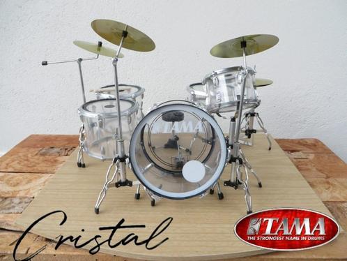 Miniatuur DRUMSTEL TAMA CRISTAL FIBERGLASS LUXE UITVOERING, Verzamelen, Muziek, Artiesten en Beroemdheden, Nieuw, Instrument of Accessoires