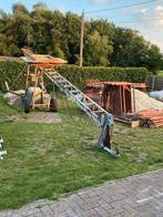Bouwlift, +/- 9m hoogte, Doe-het-zelf en Bouw, Bouwliften, Ophalen, Gebruikt, Bouwlift
