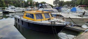 Bateau de pêche, Scania 200 CV, bateau d'inspection en polye