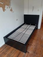bed 1 persoon - merk Ikea Malm, Huis en Inrichting, Slaapkamer | Bedden, 90 cm, Gebruikt, Eenpersoons, Hout