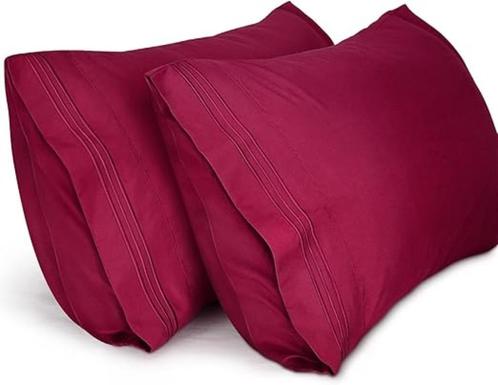 Kussenslopen 2 stuks microvezel SNELLE GRATIS LEVERING, Huis en Inrichting, Woonaccessoires | Kussens, Nieuw, Overige kleuren