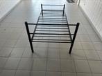 Bedframe, Huis en Inrichting, Slaapkamer | Bedden, Ophalen, 90 cm, Eenpersoons, Zwart