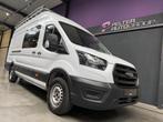 Ford Transit 2.0Tdci Dubbel cab. L4H3 Bj.2020, Auto's, Bestelwagens en Lichte vracht, 0 cilinders, 1995 cc, 0 kg, Wit