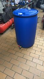 Blauwe ton met aftapkraan, Tuin en Terras, Ophalen, Zo goed als nieuw