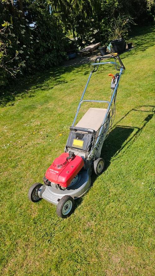 Honda HR195 zelftrekker met rotostop, Tuin en Terras, Grasmaaiers, Gebruikt, Ophalen